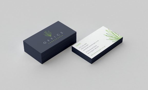 Brand identity and graphic design, and print for Office Landscapes.