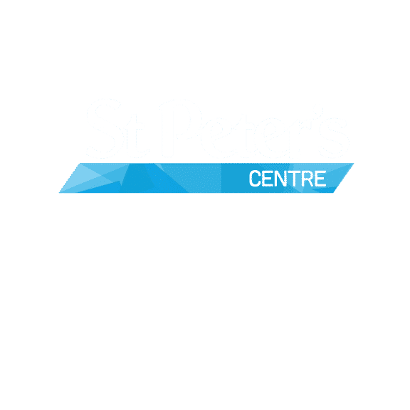 St Peters centre logo, for a church centre based in Loughborough.