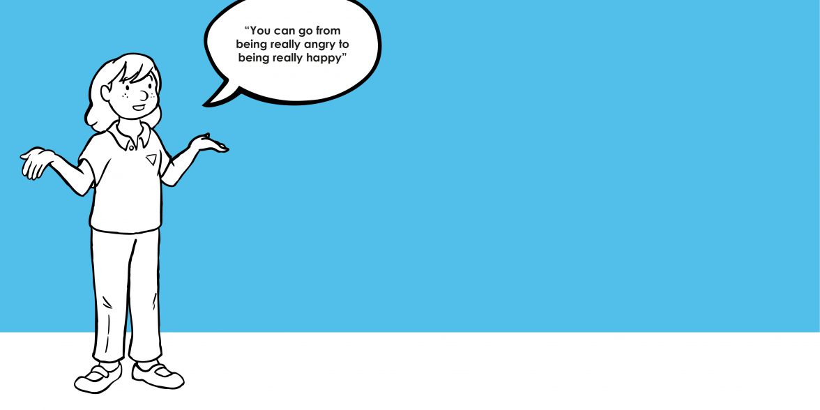 Print book design full of illustrations for ADHD Solutions, a charity working with children with ADHD