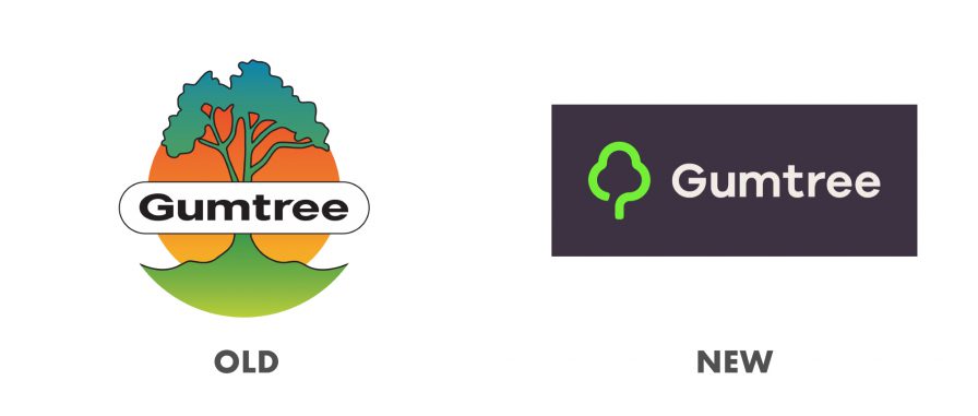 Successful rebrands - why they are successful. Old and new gumtree logos