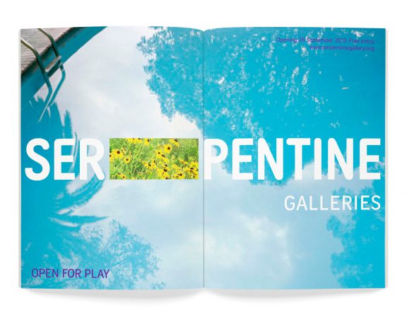 Flexible branding for the Serpentine gallery based in London.