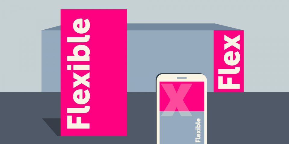 Flexible brands - how brands can be showcased on buildings, digitally and in print.