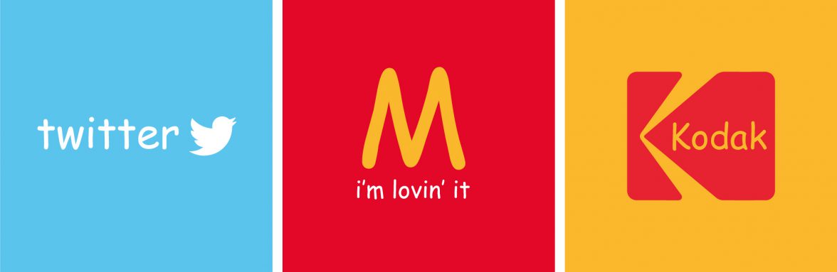 The comic sans project - replacing brand typography with the friendly font