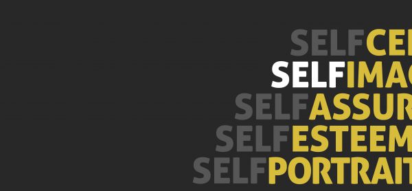 Typographic banner for the Self portrait prize, a Royal Society of Portrait painters competition.