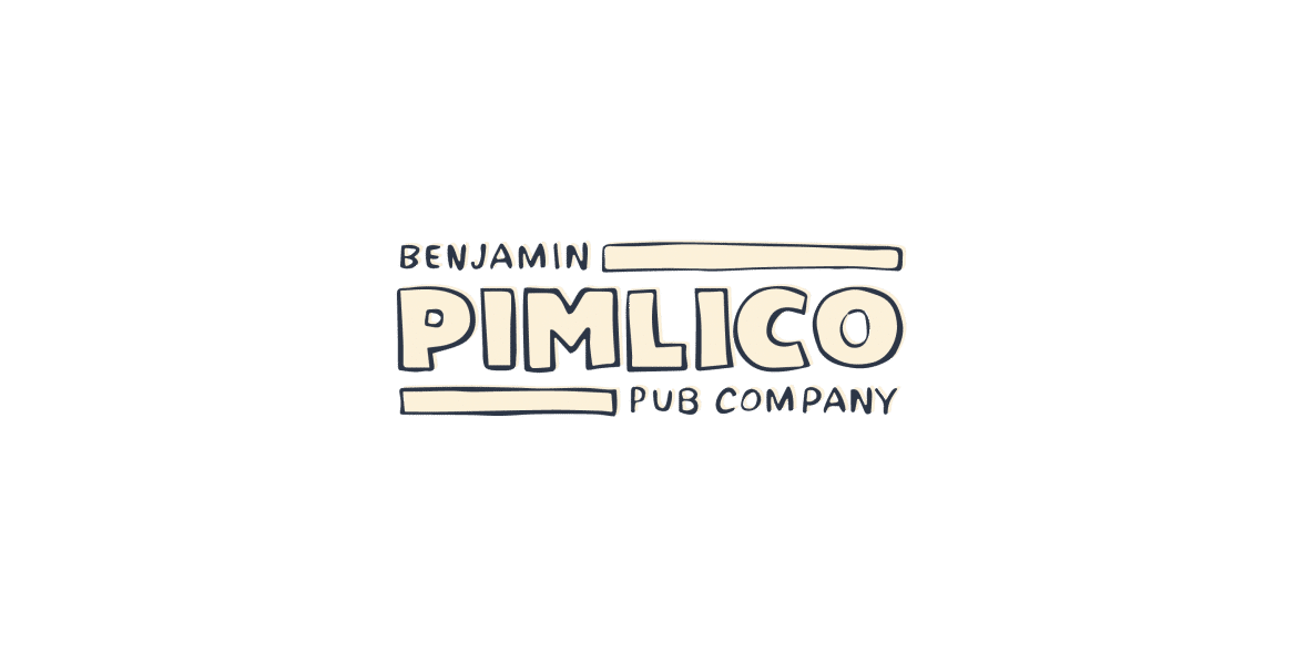 Brand identity and design for Benjamin Pimlico, parent company of the White Hart pub in Loughborough