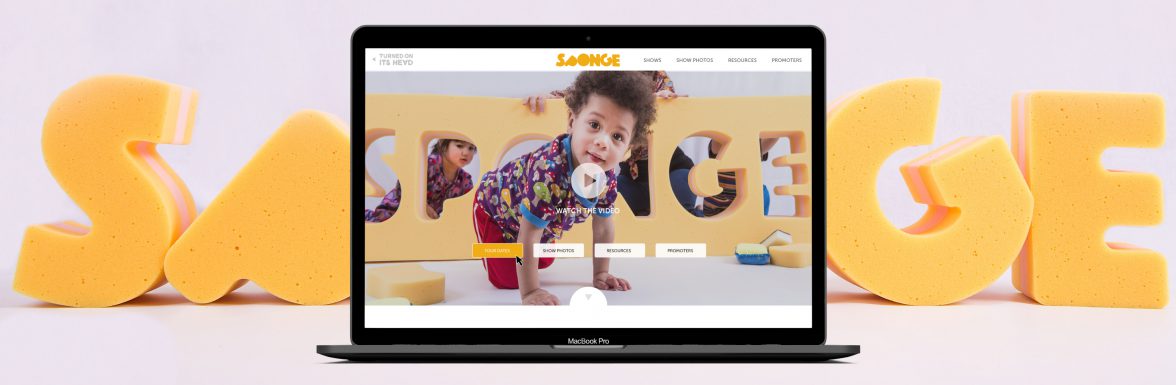 Website showing the homepage of the Turned on it’s Head website