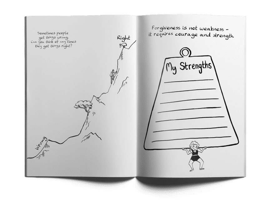 Tough stuff journal for At a loss, support people who have experience loss.