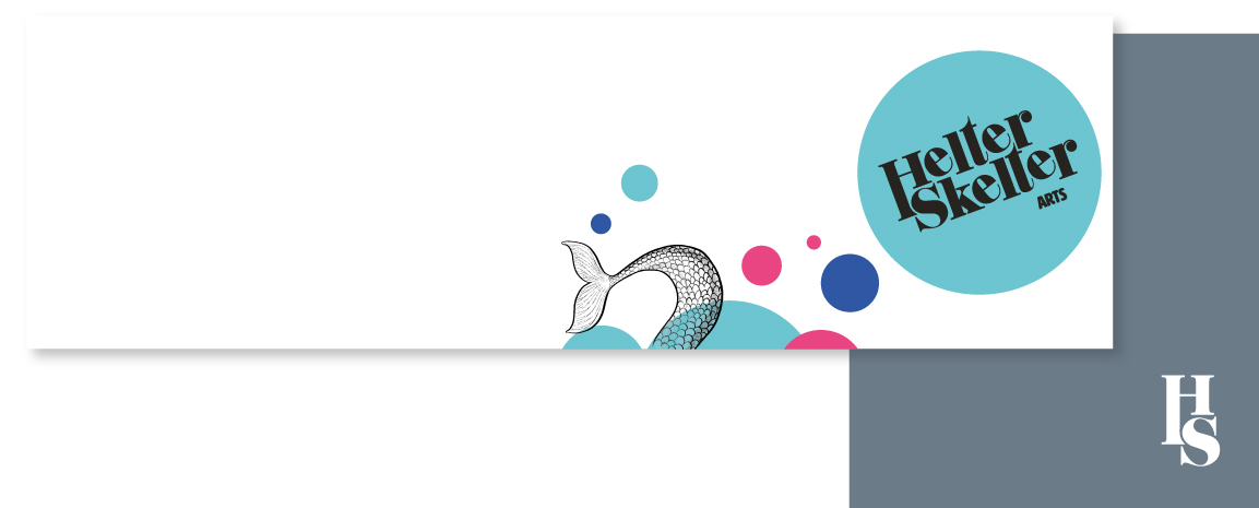 The Helter Skelter logo, ident and mermaid tale