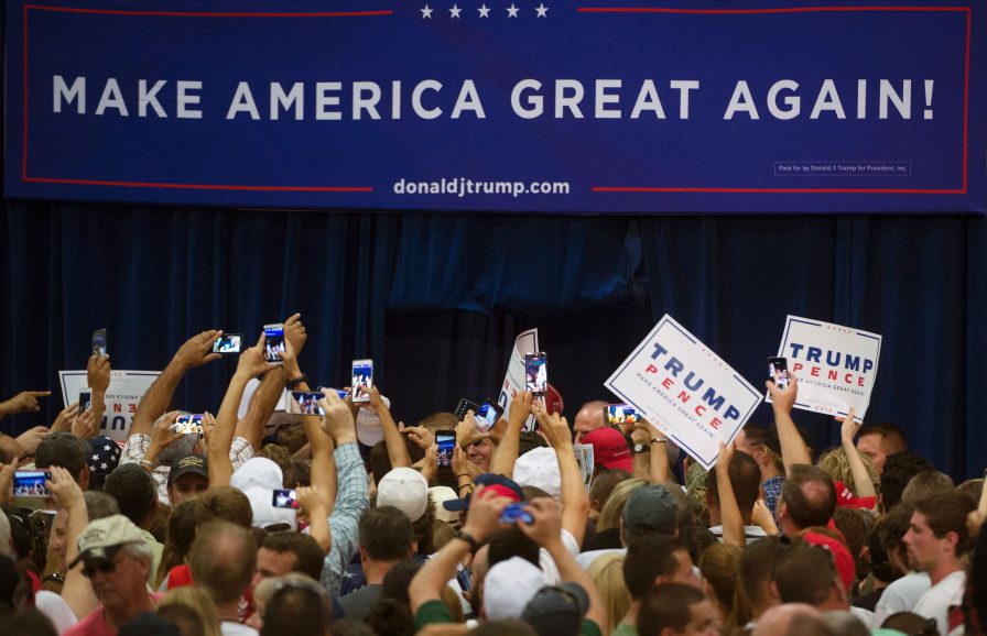Trump campaign political branding, the figurehead