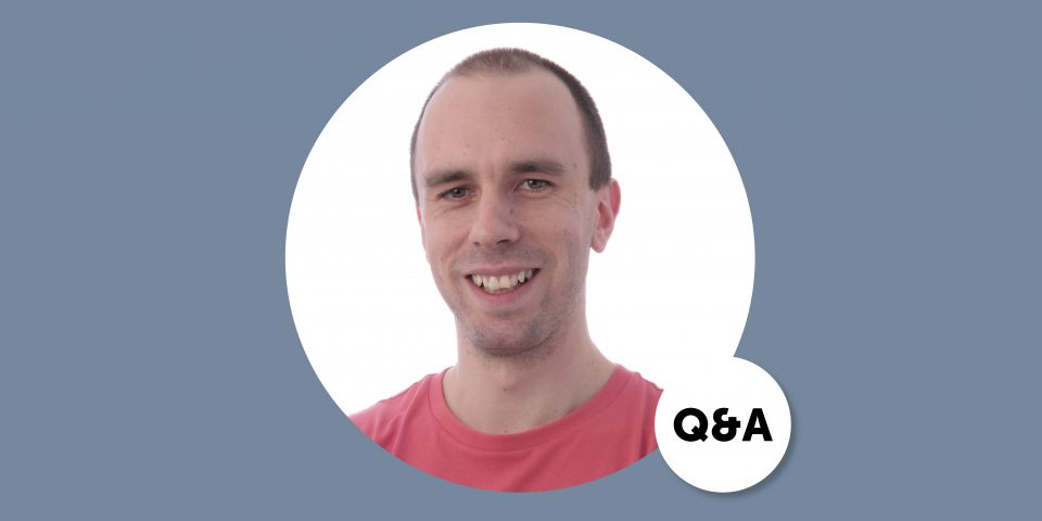 Dale, our web developer