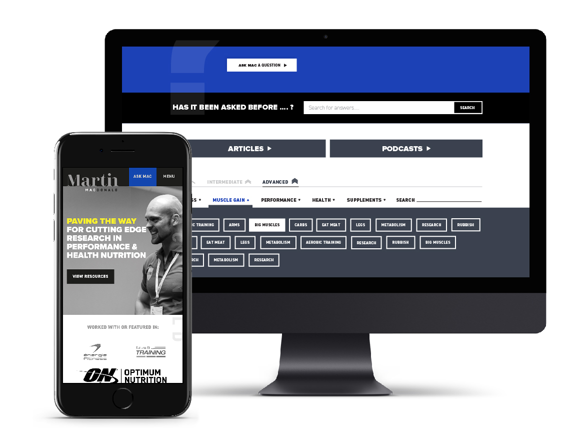 Library of nutrition for Martin MacDonald