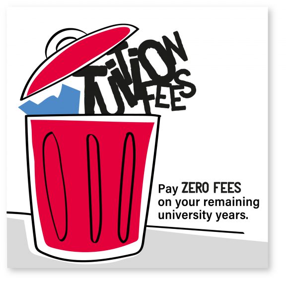 Scrap tuition fees with Stuart Brady Loughborough