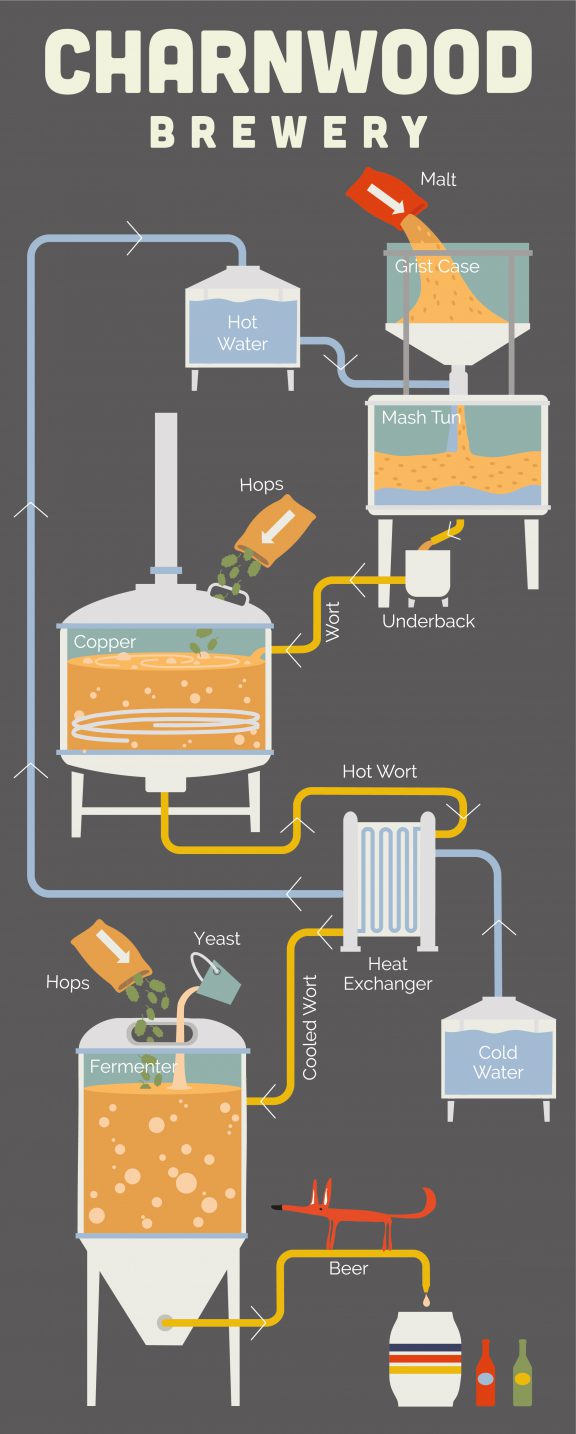 This beer brewing infographic uses lots of visuals to make communication with views, customers, and clients very easy. It can be used to information or as a marketing tool to improve SEO